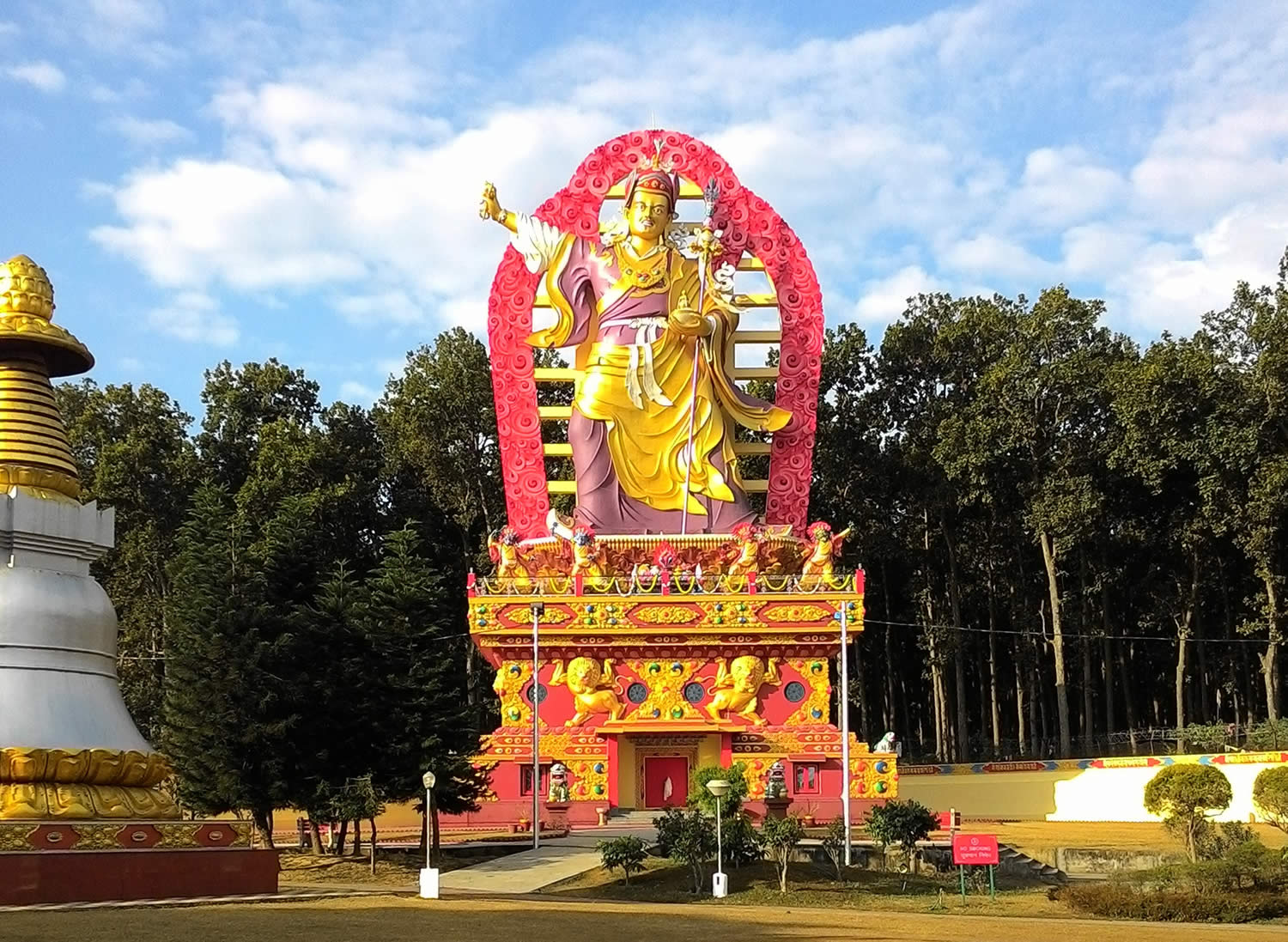 Padmasambhava Statue at Mindrolling.