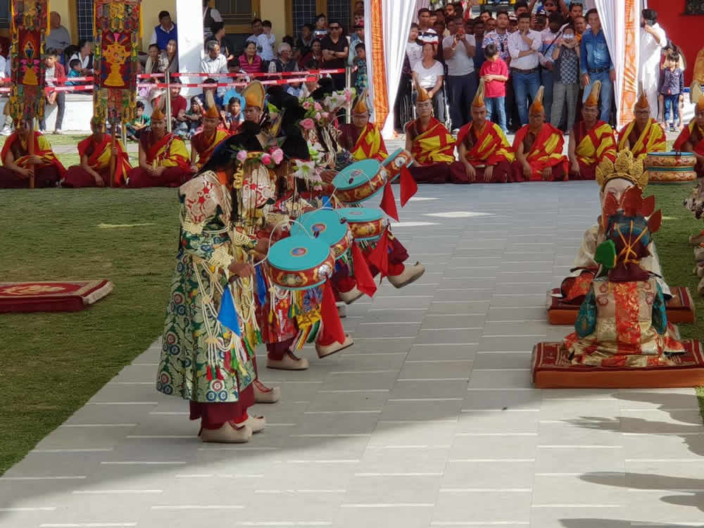 The Great Tse Chu ceremony of Mindrolling in India, 2018