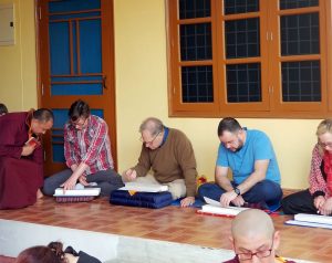 Tibetan reading class