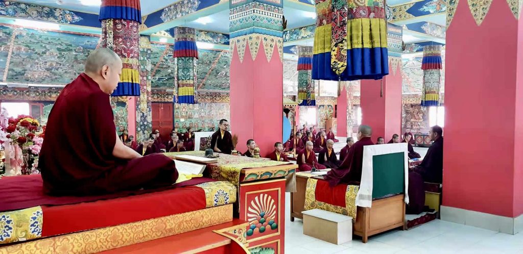 At Mindrolling Monastery, prayers and aspirations are offered at the passing of Lodi Gyari Rinpoche