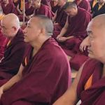 Mindrolling monks receive the Lochen Kabum