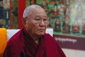 Kyabje Khochhen Rinpoche Bestows Ordination to Monks of Mindrolling Monastery