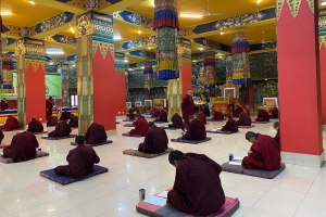 Exams at Mindrolling Monastery